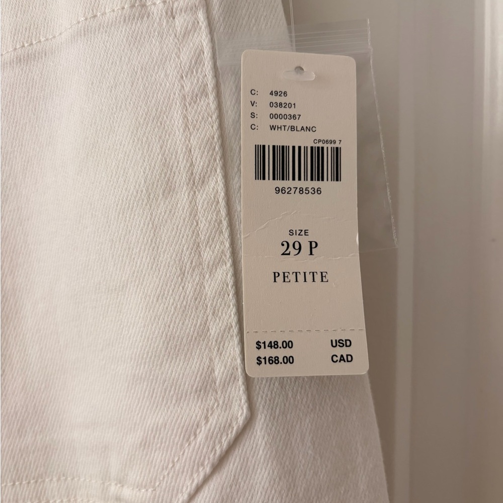 Maeve The Colette Scalloped Hem Embroidered White Jeans - Picture 8 of 10